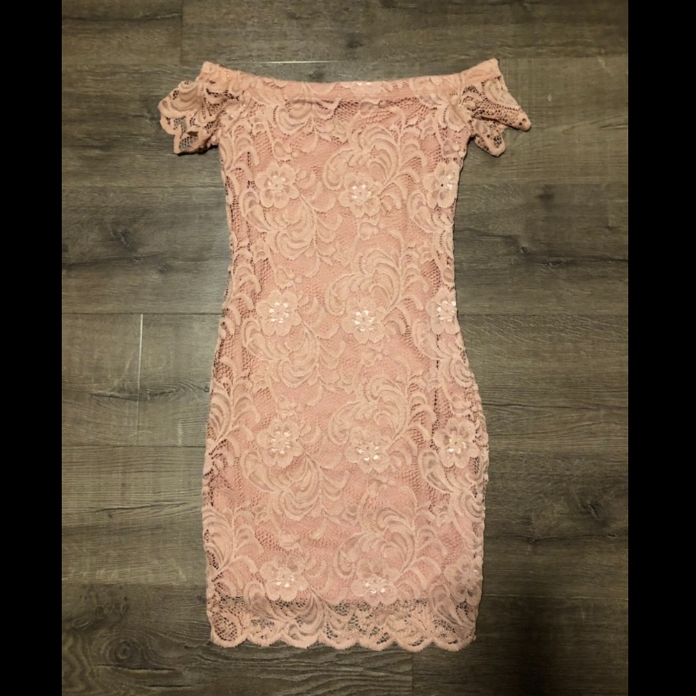 Dusty rose dress